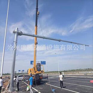 路道通标志立杆交监控红绿灯显示屏灯标杆交通信号276八角灯杆