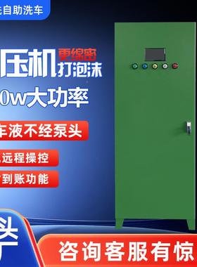 自175蓝色助洗车智能系大功率商用24时高压洗统机小车机设备扫码