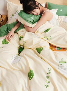 m10全棉被JOA套单件纯棉学生宿舍单人050X180x200x230c床单被1罩