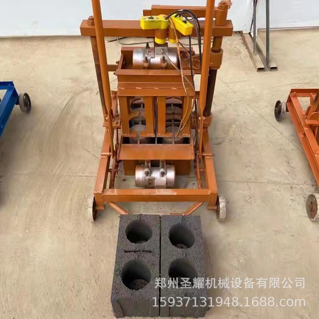 小型家用手动免烧空心砖机