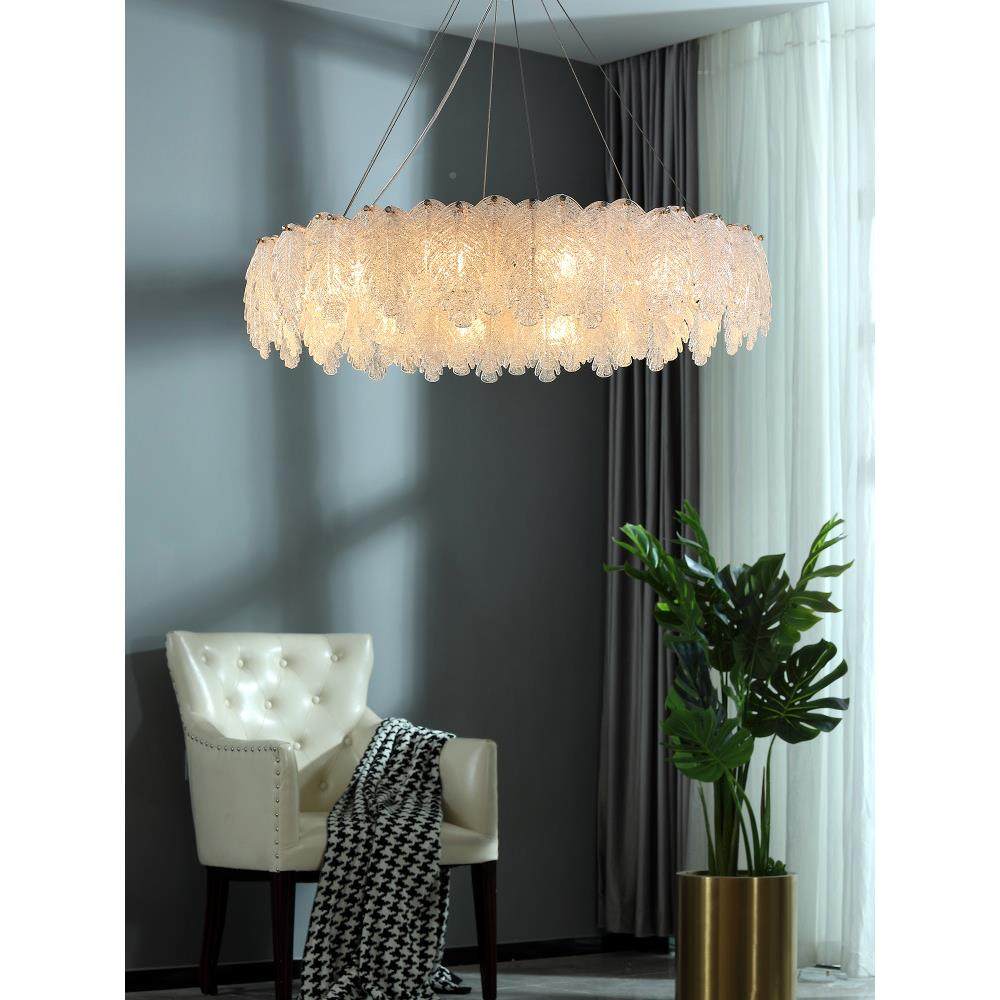 轻奢水晶吊灯客厅大灯2021年款简约代气餐XHJ1563厅新灯高现档卧