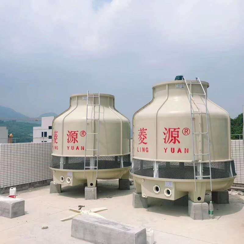 现货逆流式圆形80吨冷却水塔