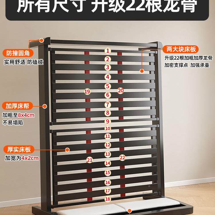 床铁艺床双人985床家.用15单人床1厚.8铁架床加粗加铁床出租架房