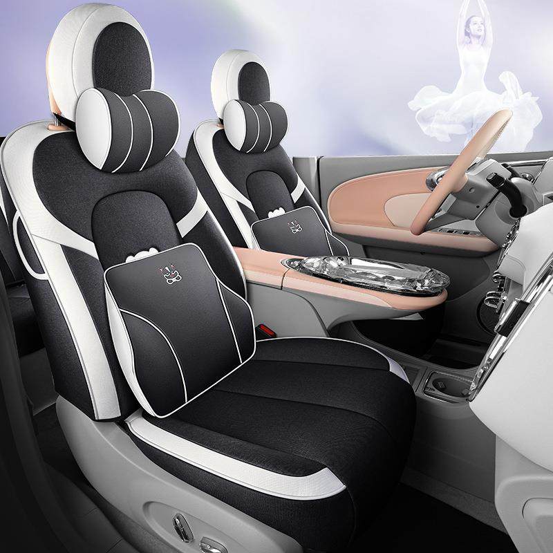 22款欧拉芭蕾猫座椅套四季通用全包布艺座垫女神内饰专用汽车坐垫,标准件/零部件/工业耗材,车间地垫,淘宝优惠券,粉丝福利购,淘宝优惠卷