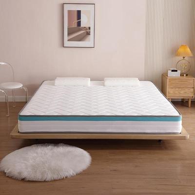 云舒高透气床垫亲肤乳胶针织棉1.8m双人卧室整网弹簧床垫折叠床垫