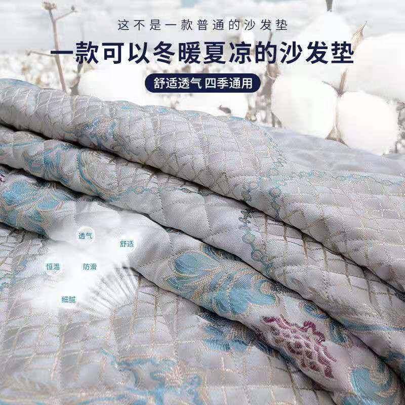 新款欧式沙发垫U型L型布艺沙发套防滑四季通用全包简欧沙发套罩棉