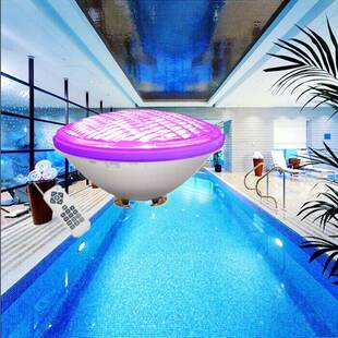 石英玻璃par6水下灯贴片灯珠315颗40W12VIP68嵌入式泳池灯