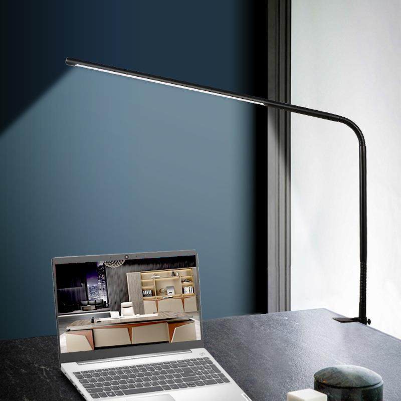 宿舍led夹子灯护眼书桌地摊夜市美甲纹绣调光台灯学生学习台灯