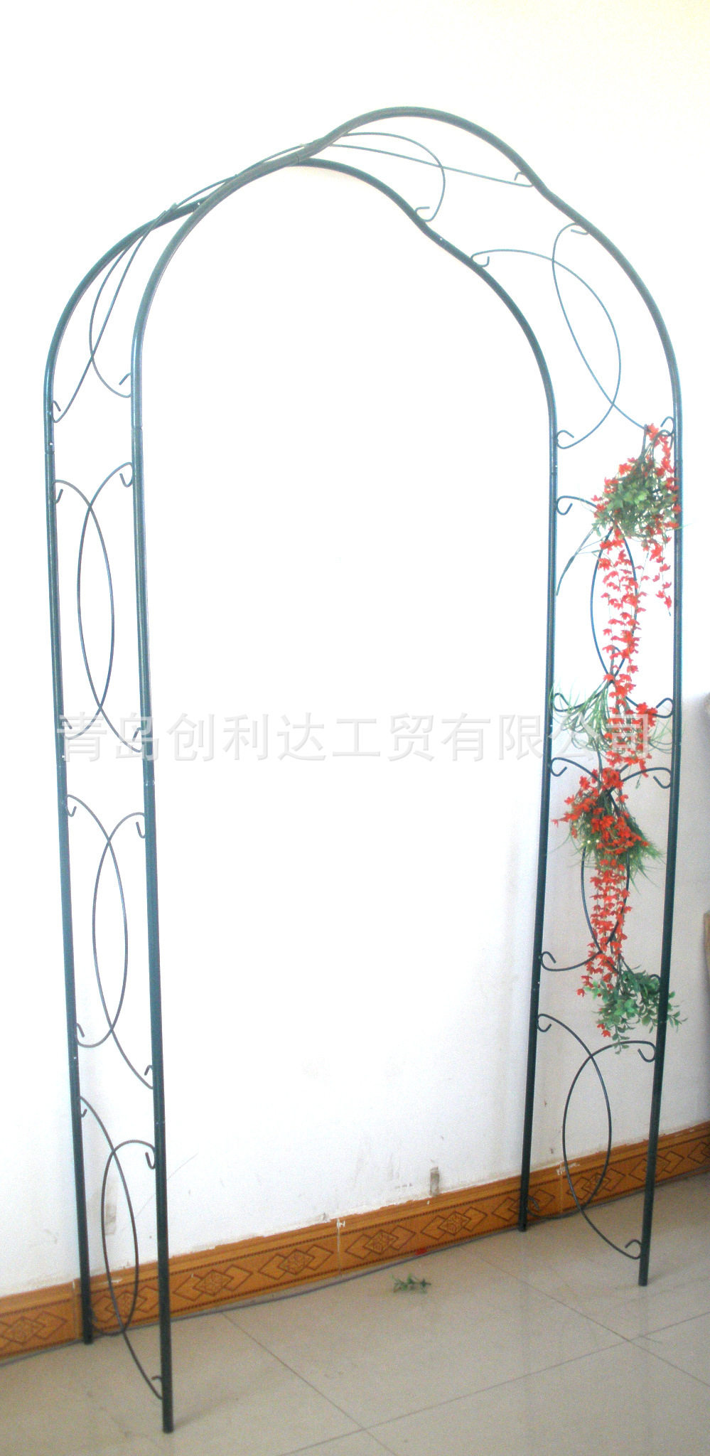 欧式铁艺庭院葡萄架拱门
