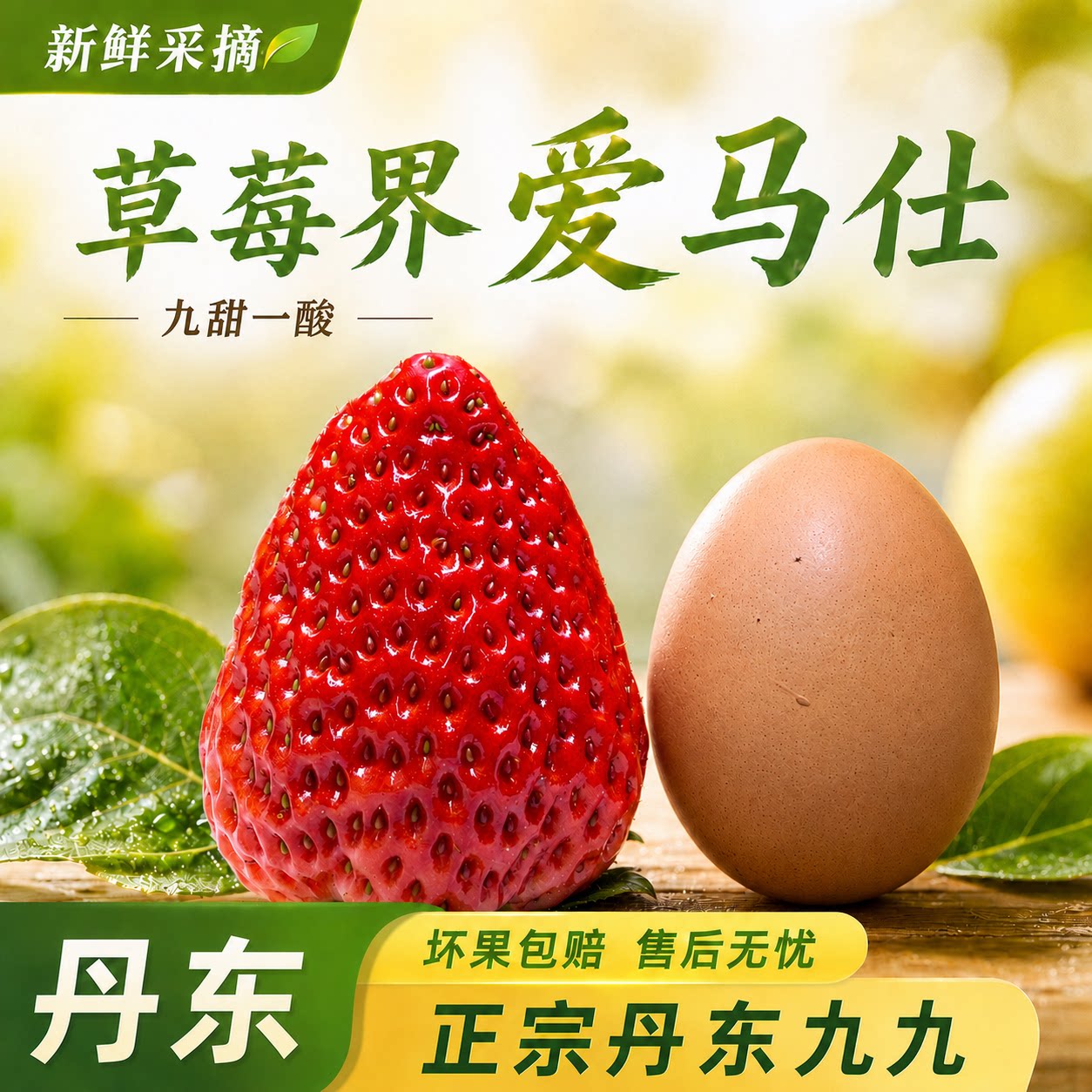 正宗丹东东港99草莓，新鲜现摘现发顺丰包邮空运自然熟果香浓郁