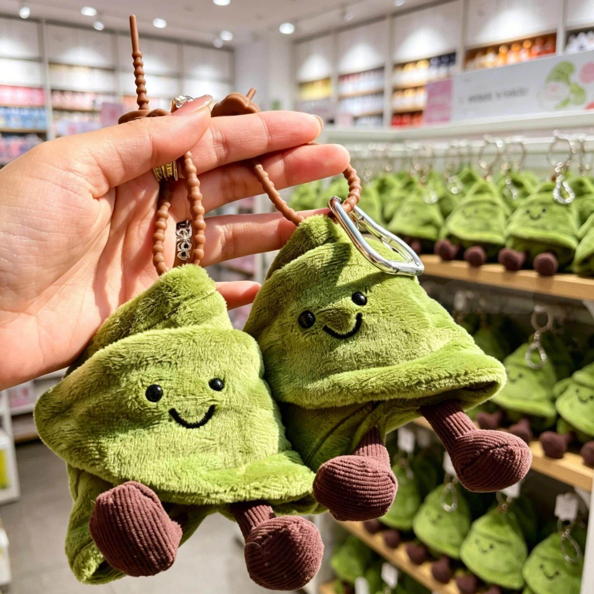 端午节香囊挂件可爱粽子毛绒玩具公仔包包挂饰钥匙扣送朋友礼物