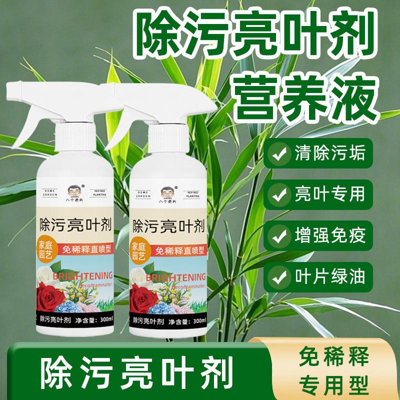 除污亮叶剂花卉植物增亮不伤植被恢复光泽家用免稀释叶面光亮