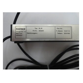 优势供应德国mayser导轨3200772  SL/BK 750 nun GP 50 EPDM C35M