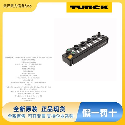 TBEN-S2-4AI  图尔克TURCK 现场总线I/O模块 原厂现发原装