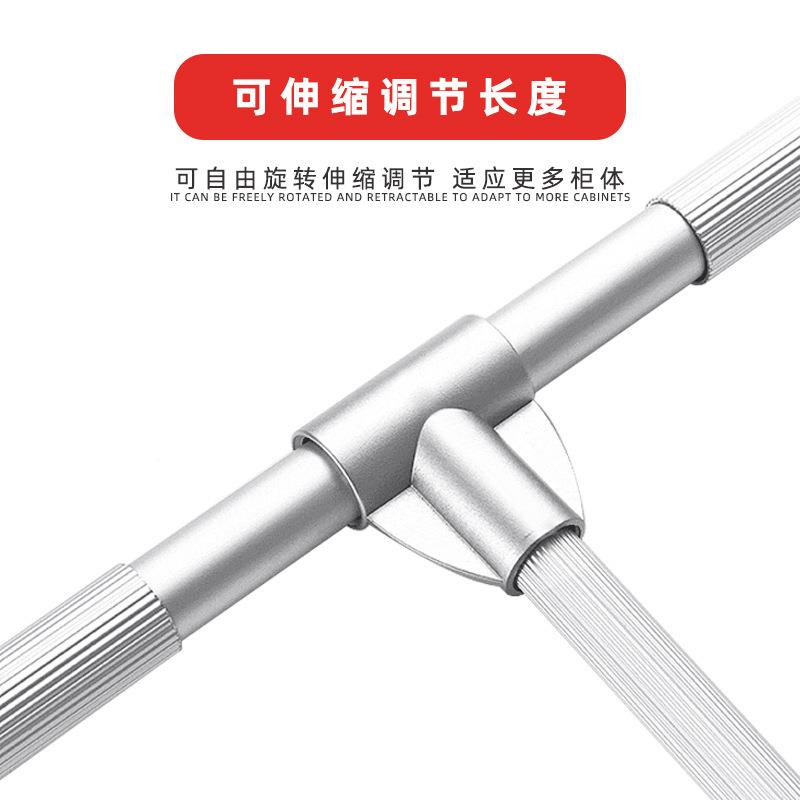 衣柜升降挂衣衣器下拉式衣挂衣器活动可调帽柜挂杆衣间KM-306晾衣