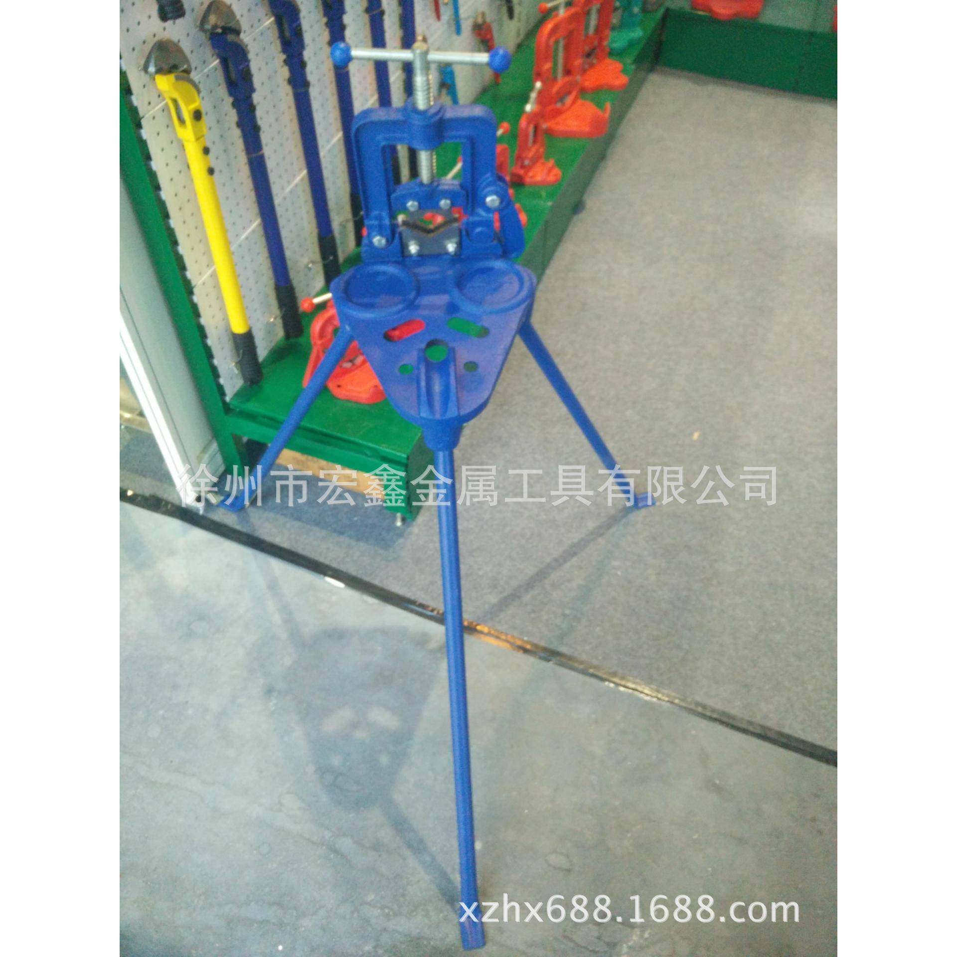 售销重型中式带脚管子964台虎架钳龙门三脚台架虎钳钳子带支架压