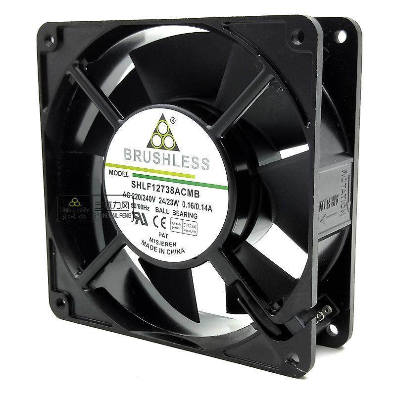 交流风机1A2738C22珠0V737滚插片机柜排烟工业散热风扇