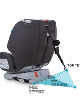 儿童汽车安全座椅0-1椅2可旋转式通躺用双向座安装JTK车载可坐带