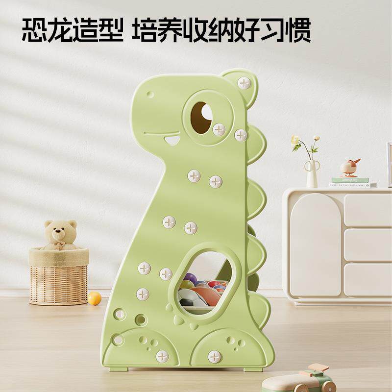 儿书架绘本892子架宝宝玩具收纳架储物柜二合一多童婴儿书架置层
