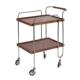 欧日式 復古实木小推又车客厅不锈钢轻3245用奢餐车家置架可移动边