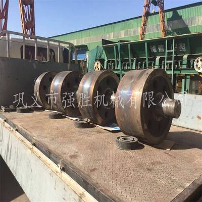 强胜期生产多型号直径6米回窑滚圈转大齿长轮轴承座种等成套配件