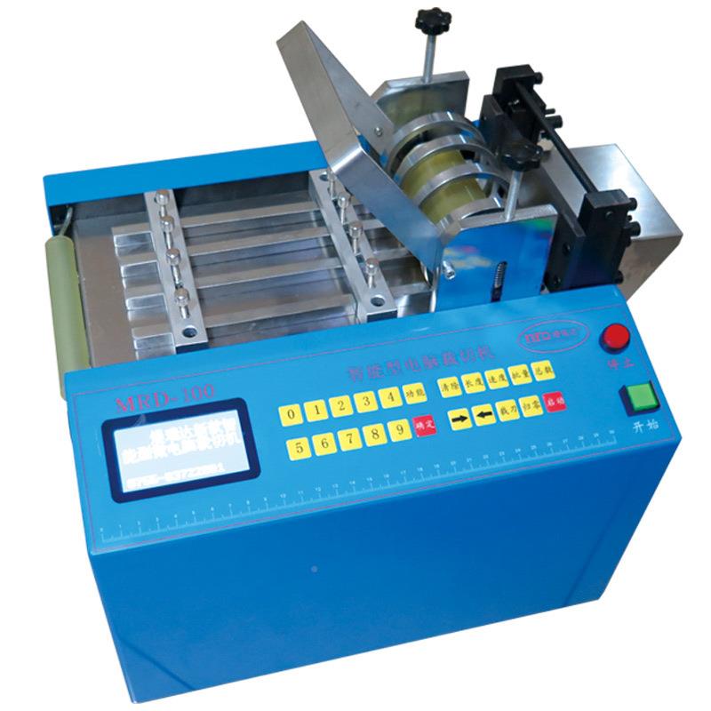 缩直销MRD-100黄腊管热管裁切机布料绝缘带自断机全动小型切切管