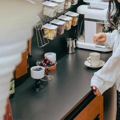 谷仓餐边柜现代简约樱实木一物50508柜日系岩板储厨房高柜体靠墙