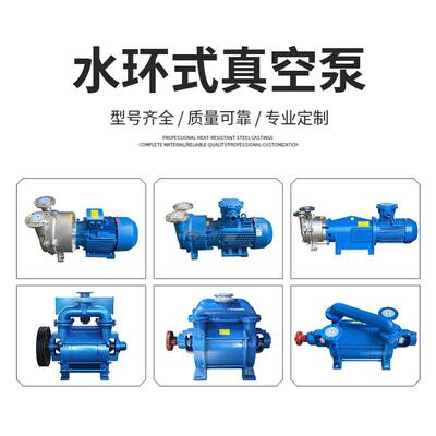 2BV壳电真空泵水环真式空泵国标机电机，铜芯2BV不锈铝IGR钢真空