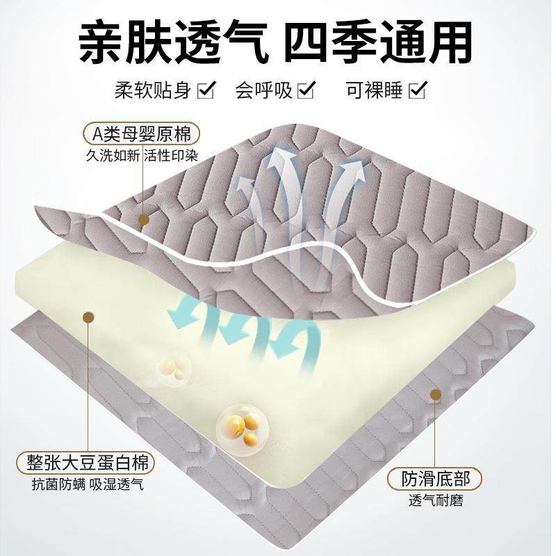 025年新席款六面全包2166拉链床笠罩梦思床垫保厚护套床罩防水加