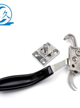 海坦D1MK104-拉手304不锈抛光工机业柜JEG门械设备钢侧门把手明装