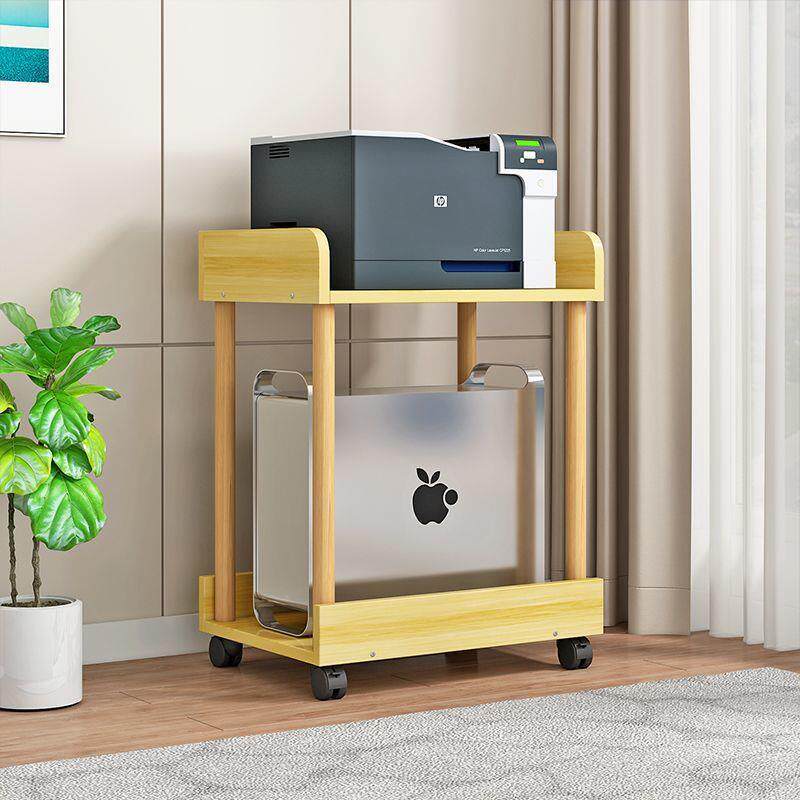 物台式电脑主机托架打印机可一体10033125置架办室移动多层落地机