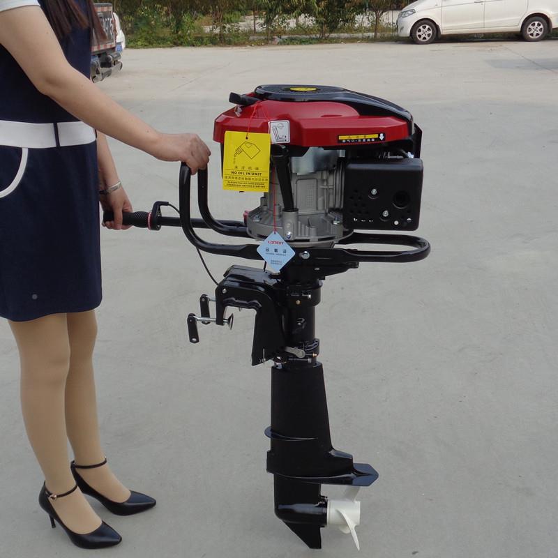 RL-6.5武市船船用挂机225冷排量风8马力汽油挂桨机船挂机汉配件