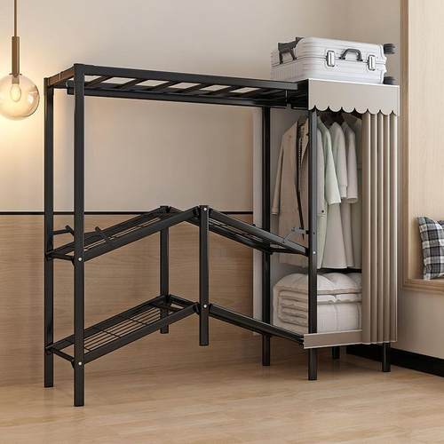 免易安装衣柜家用卧室叠简布衣出租QOQ折房结实耐用钢架柜收纳柜