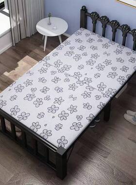 折叠床单人家午休床办公床室午睡学KJZ生宿用屋舍出租铁木板床