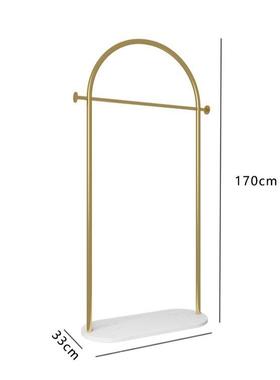 衣架落地卧20733家室简用挂衣架易室内挂衣服架子大理石客帽厅简