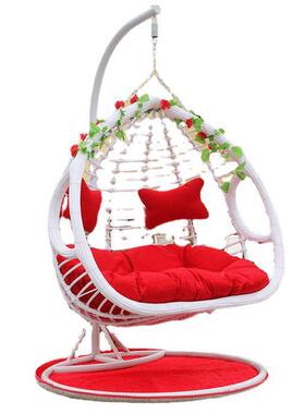 户外庭院摇篮椅室秋千家内用休闲吊床摇懒人篮椅DBR阳台吊椅吊藤