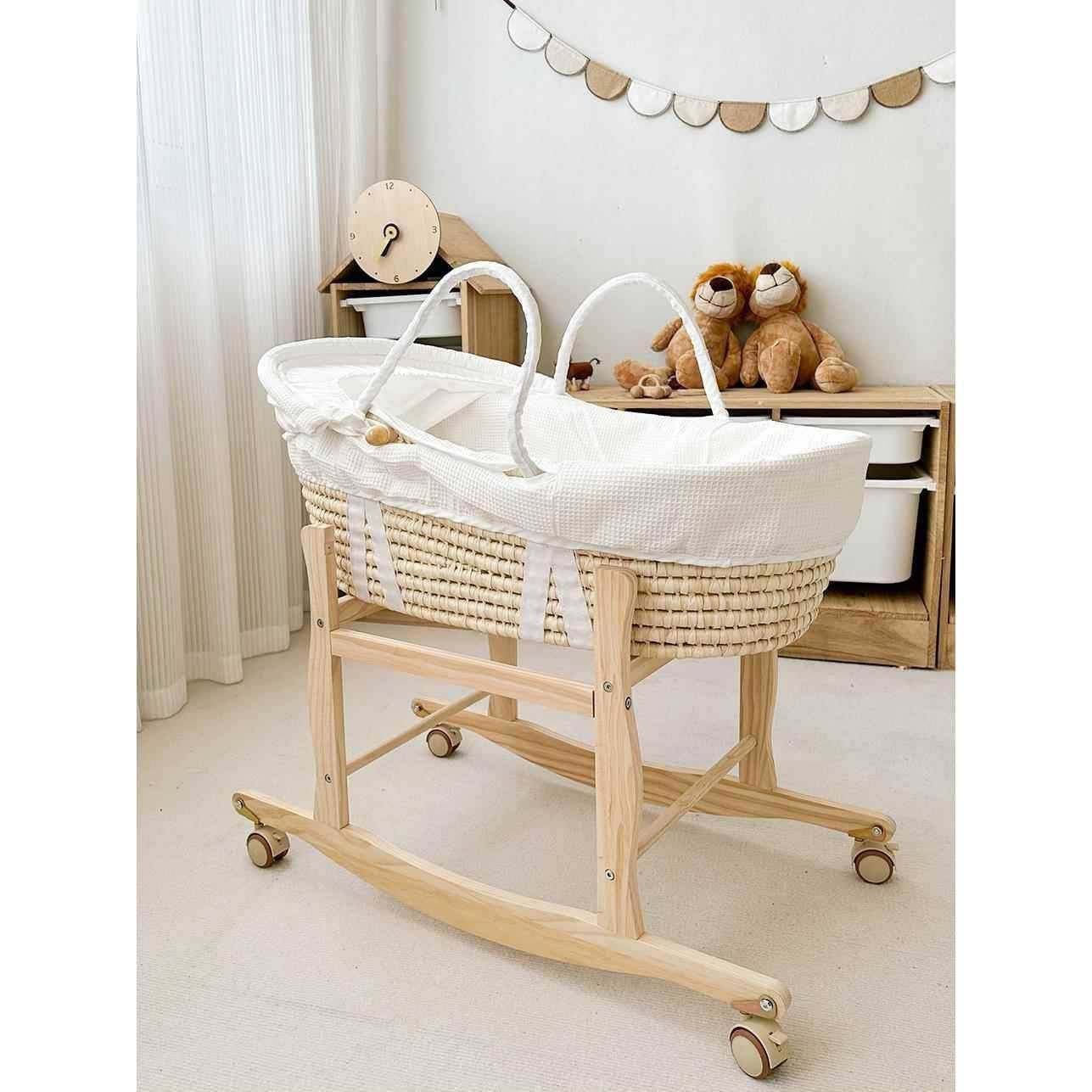 儿932摇篮提篮便睡携小篮床中床儿手提椅篮婴儿躺手工编织