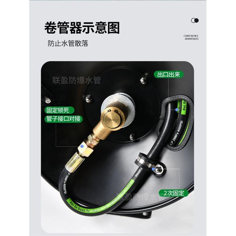 款丝疏通超高压光面钢管管收纳器水老新NKZ鼠头疏卷通手动管卷盘