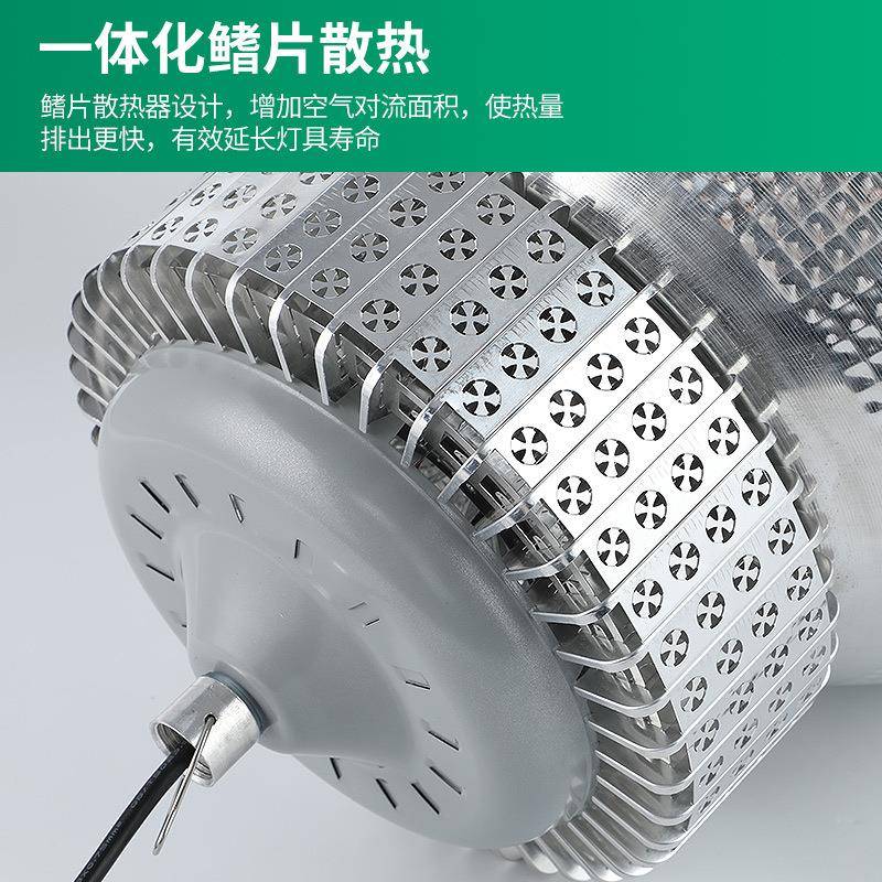 LED深型矿眩罩工厂车照间照防明室内体育馆球场工灯仓库XXU吊灯