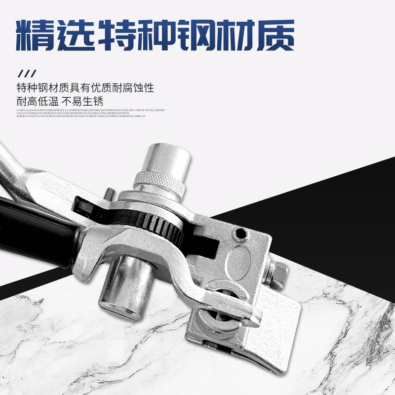 便动携式手棘轮钳金钢属不锈钢带扎带盘400打包剪断拉紧带工具软