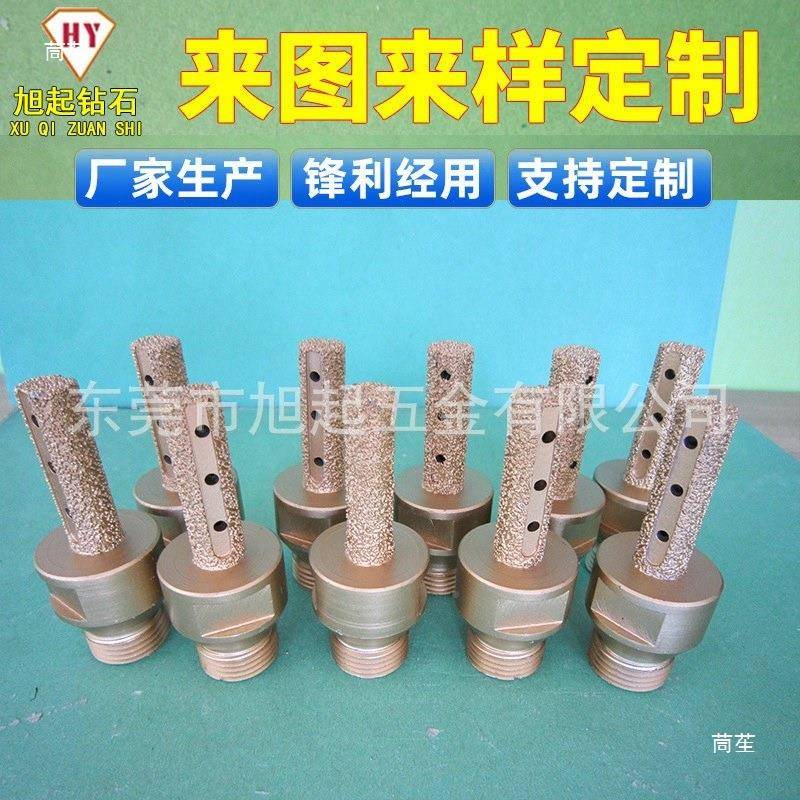直供金钎焊金刚色石磨石头,t$*&$*&%钎孔焊金刚磨棒.内研磨磨棒