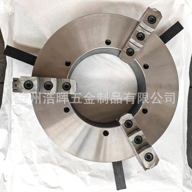 HKD心50-260OVB型焊接卡J盘三爪四爪自定薄型大通2孔高精度法兰盘