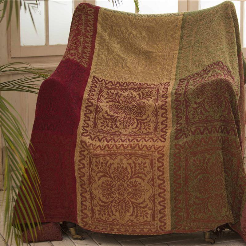 尼尔欧式组合沙发布盖毯全盖YBH盖布艺多滑用巾防垫防尘罩床雪毯