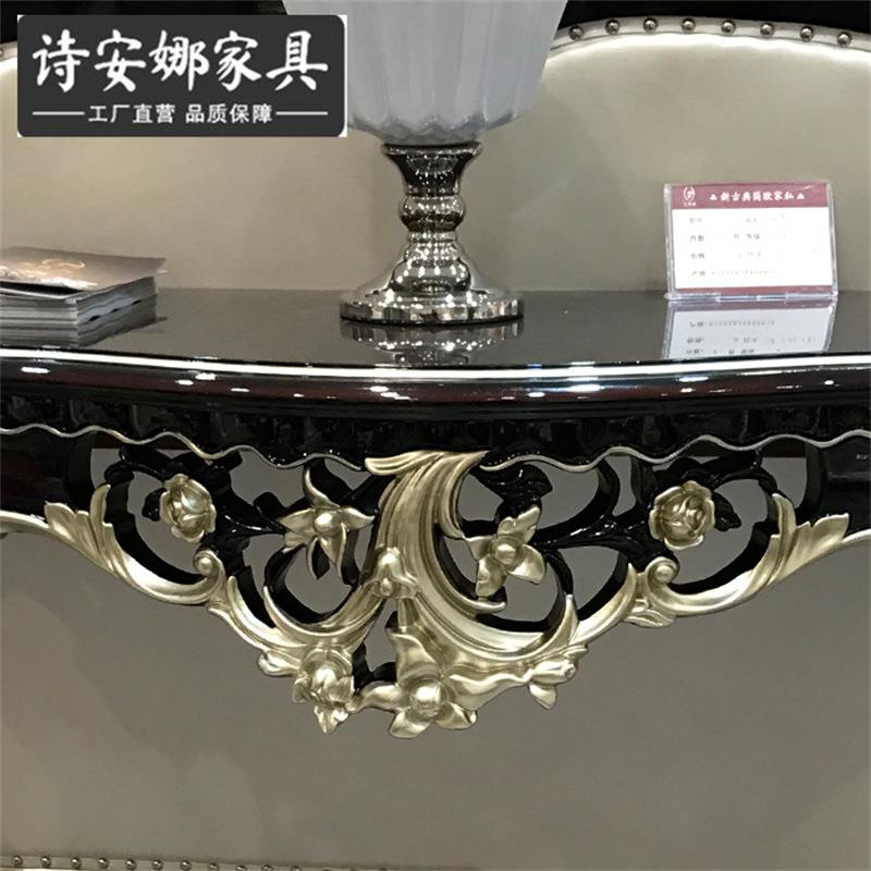 XXL新古典玄关欧式玄关几台实木雕刻沙廊发背客厅走桌隔断玄桌关