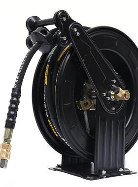 洗车铁缩盘器绕管器清洗高压自水鼓黄油机挖机RYM动伸卷管即拉即