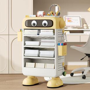 家儿童书架多层用教理室桌边书包置物架落地5019式学课生多功能本