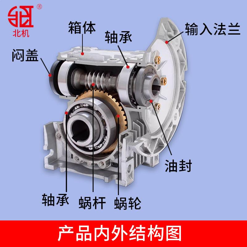 北NMRV减速轮机步进机机伺服电机NMRV/NRV蜗轮蜗杆rv减速电机电机