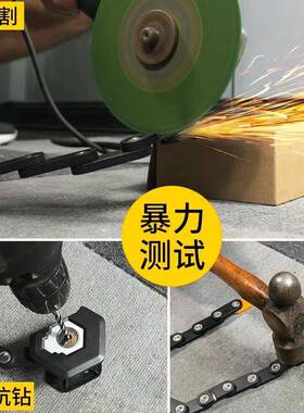 森德ZSDZ0101自行车车锁单堡汉锁宝锁便携折叠锁防塔盗关节锁