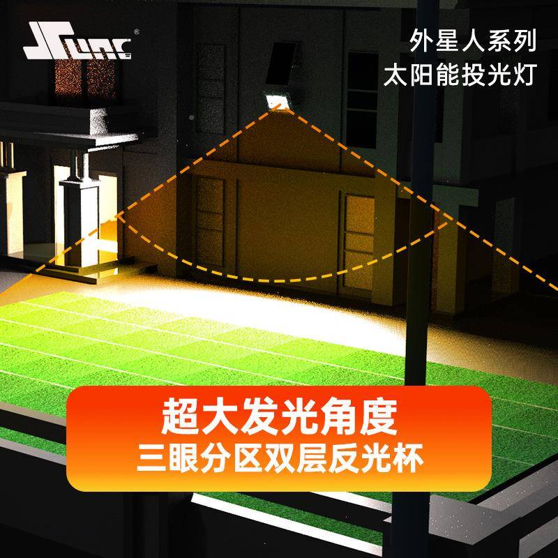 投光灯MJ-AW200户外庭L院园花球场防广场工地ED照明灯太阳能水爆