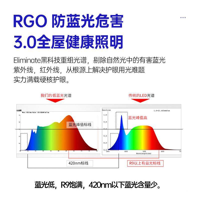 光谱长方16171形客厅灯超大圆形超新中式顶灯薄实木吸卧室书房护